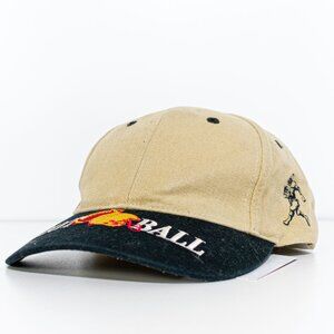 VTG Nissin Strapback Hat Football Embroidered Y2K Retro Sports Streetwear Cap